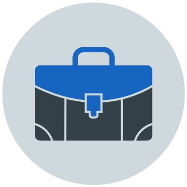 evrak çantası simgesi, vektör illüstrasyonu