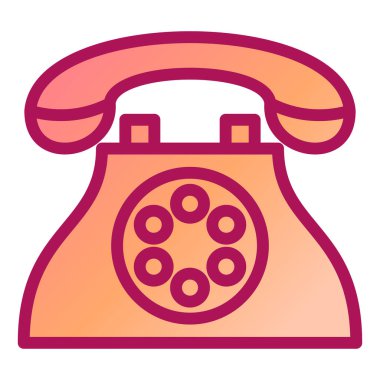 Telefon. Web simgesi basit tasarım