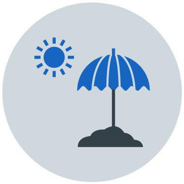 Kumsal. Web simgesi basit illüstrasyon