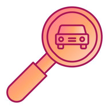 otomobil modern simge vektör illüstrasyonu