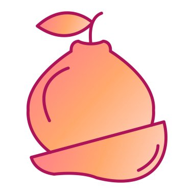 meyve Web simgesi vektör illüstrasyonu 