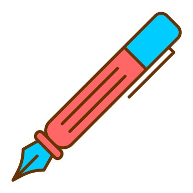 kalem simgesi vektör illüstrasyonu