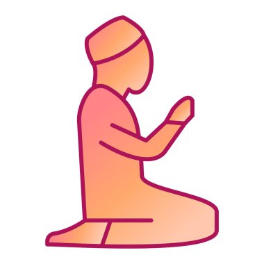 Dua et. Web simgesi basit tasarım