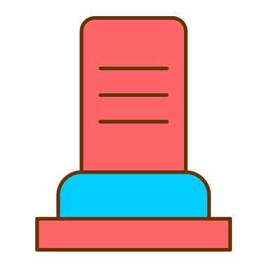 Basit modern simgenin vektör illüstrasyonu