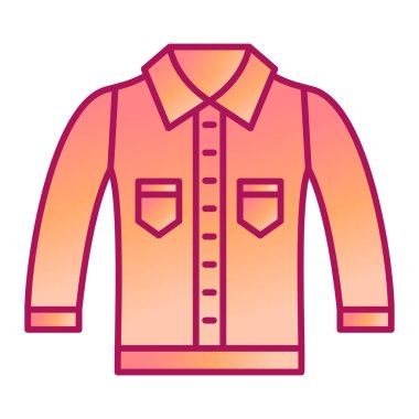 Ceket simge vektör çizim