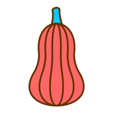 patlıcan sebze ikonu vektör çizimi tasarımı