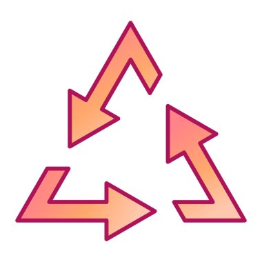 Bir ok kümesinin vektör illüstrasyonu