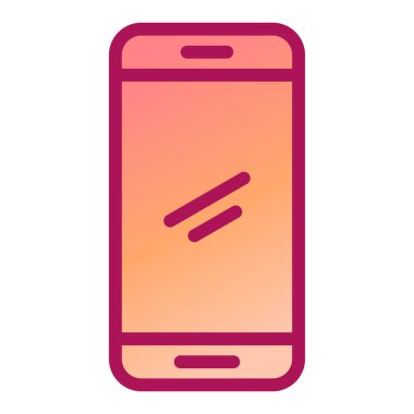 cep telefonu ikonu vektör illüstrasyonu