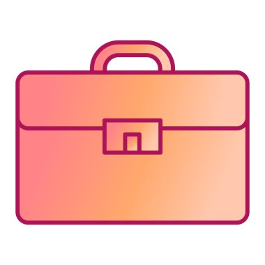 evrak çantası ikonu vektör illüstrasyonu