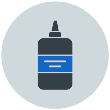 Yapıştırıcı. Web simgesi basit illüstrasyon