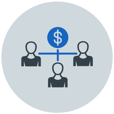 iş yönetimi düz vektör simgesi