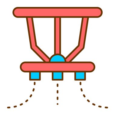 Modern b 'nin vektör illüstrasyonu eksik simgesi