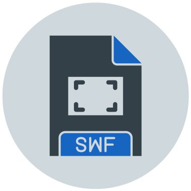 dosya biçimi simgesi, vektör illüstrasyonu