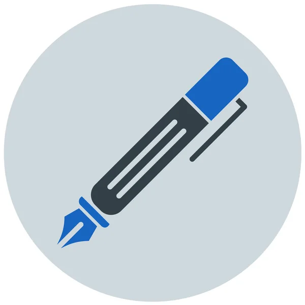 Kalem Vektör Simgesi Modern Basit Tasarım — Stok Vektör