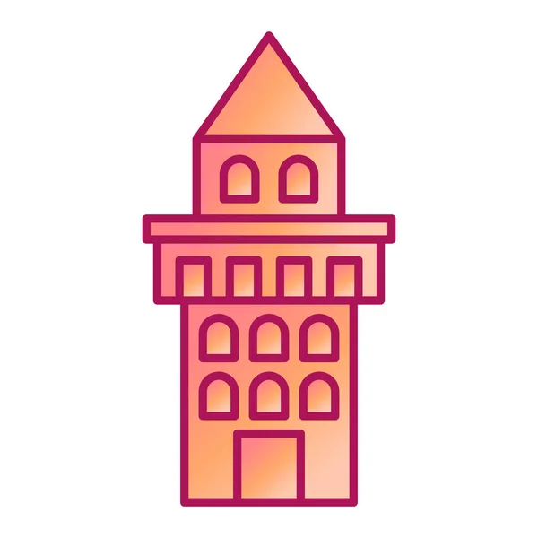 Building Modern Icon Vector Illustration — стоковый вектор