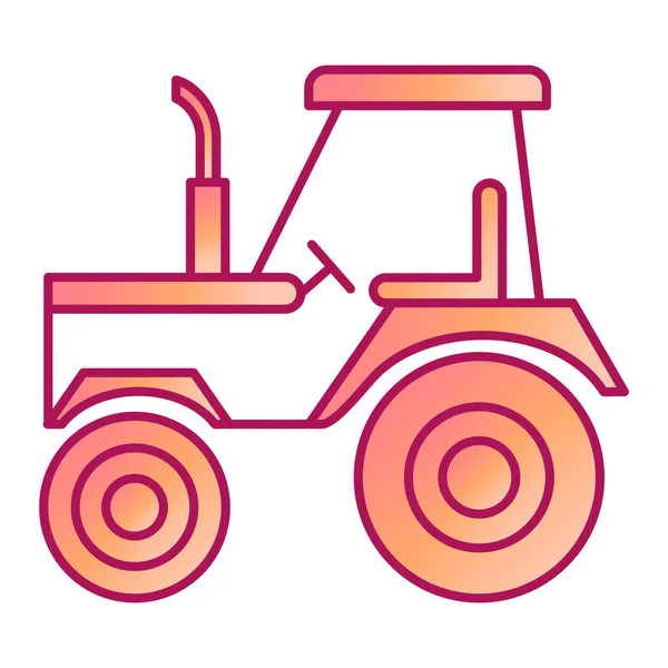 Значок Трактора Начерк Ілюстрації Ферми Векторні Іконки Інтернету — стоковий вектор