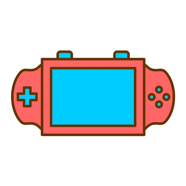 Joystick Icon Flat Illustration Gamepad Vector Icons Web Design — Stock Vector