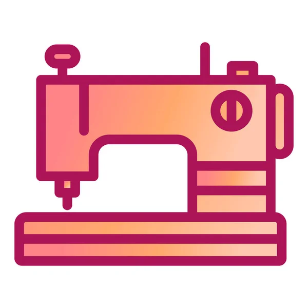Sewing Machine Modern Icon Vector Illustration — Archivo Imágenes Vectoriales