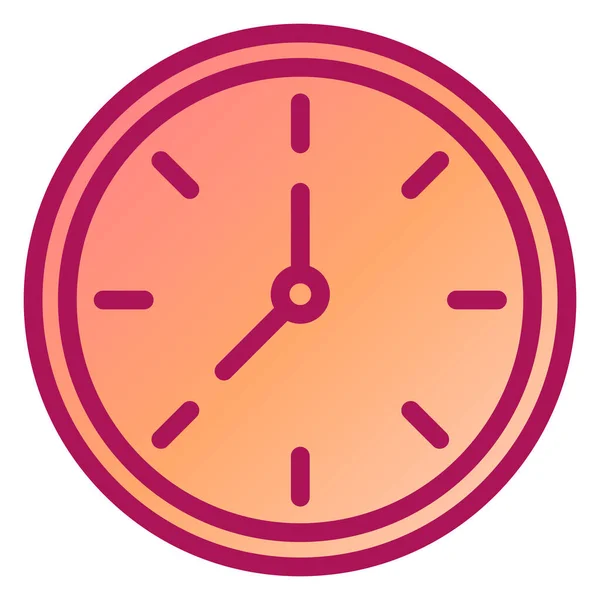 Reloj Icono Web Ilustración Simple — Archivo Imágenes Vectoriales