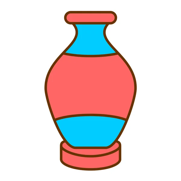 花瓶现代图标矢量插图 — 图库矢量图片