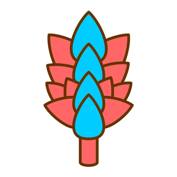 Vektor Illustration Der Lotusblume Symbol — Stockvektor