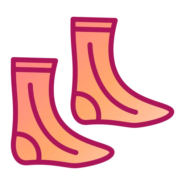 Socks Web Icon Simple Illustration — Stock Vector