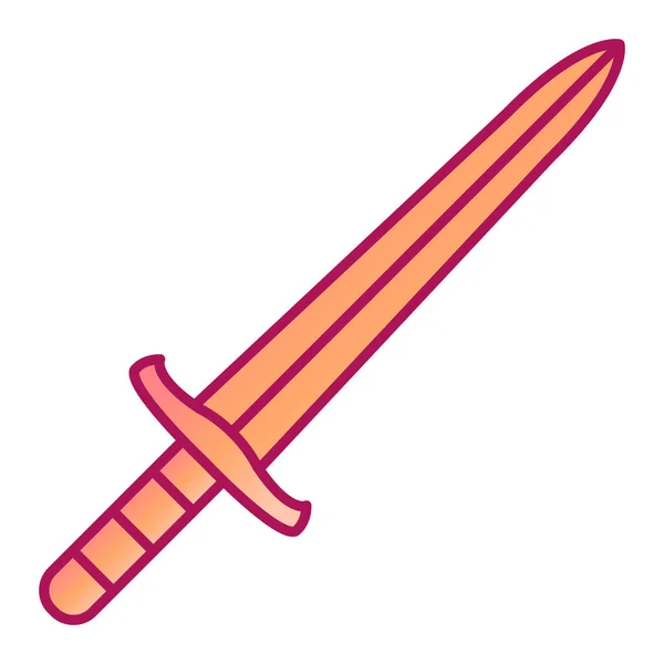 Sword Modern Icon Vector Illustration — Stockvector