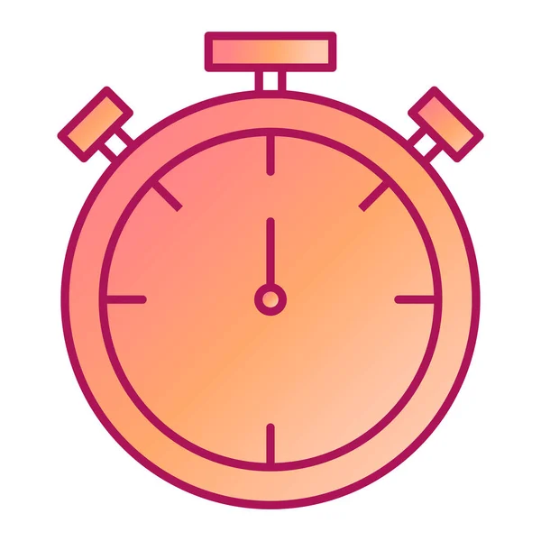 Stopwatch Icon Flat Illustration Timer Vector Icons Web — Stock Vector