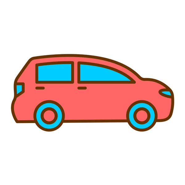 Auto Ikone Einfache Illustration Von Taxi Vektor Symbolen Für Webdesign — Stockvektor