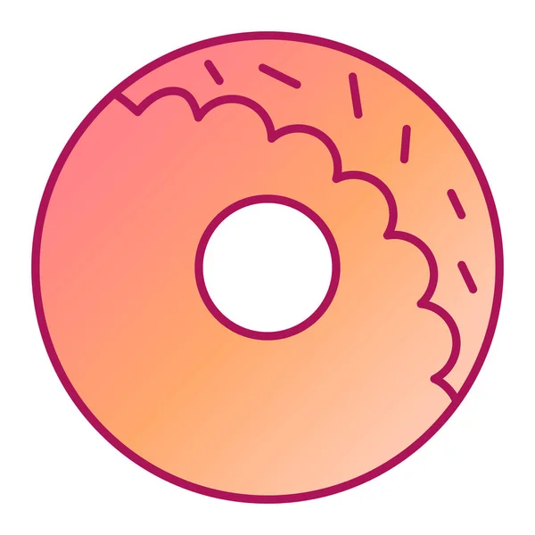 Donut Icono Web Ilustración Simple — Archivo Imágenes Vectoriales