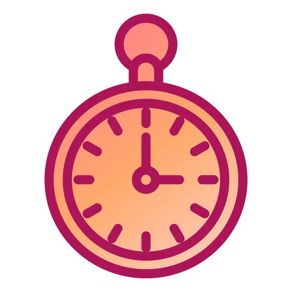 Reloj Icono Vector Ilustración — Vector de stock