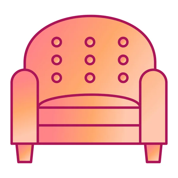 Sofa Icon Vector Illustration — Stock Vector