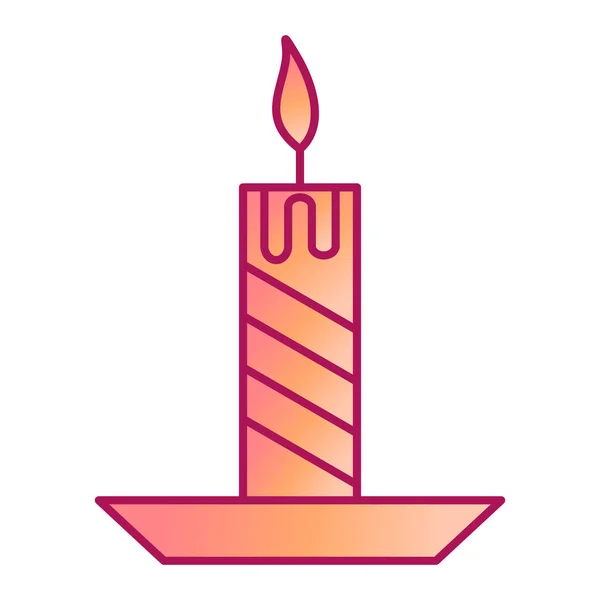 Candle Icon Web Design — ストックベクタ