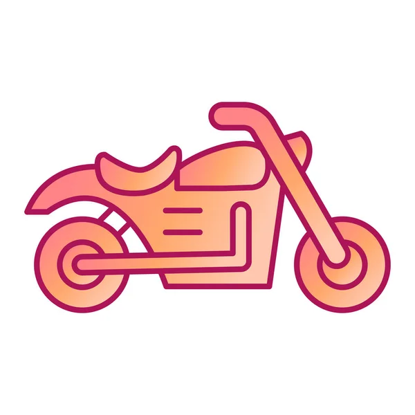 摩托车图标 用于Web的Scooter向量图标的概要说明 — 图库矢量图片