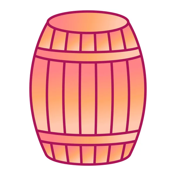 Barrel Beer Vector Illustration — Stock Vector