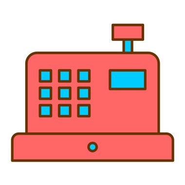 ATM 'de. Web simgesi basit tasarım