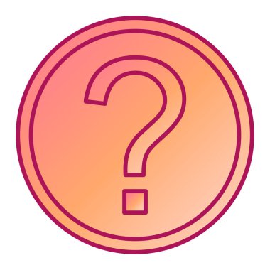 soru işareti simgesi, vektör illüstrasyonu