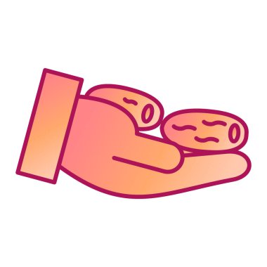 El ele tutuşma tarihi vektör illüstrasyonu