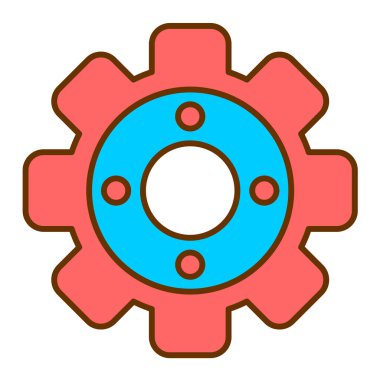 dişli modern simge vektör illüstrasyonu 