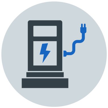 pil şarj vektör çizgisi simgesi