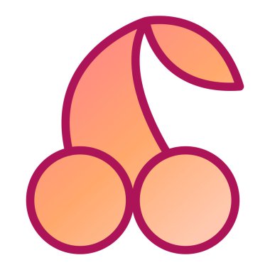 Yaz tropikal meyve vektör illüstrasyonu