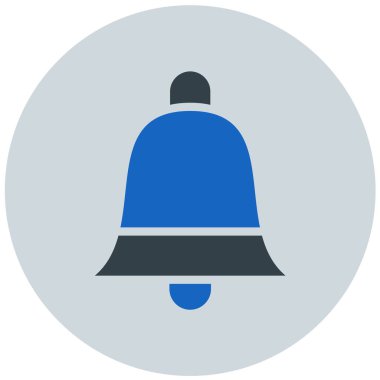 Zil. Web simgesi basit illüstrasyon