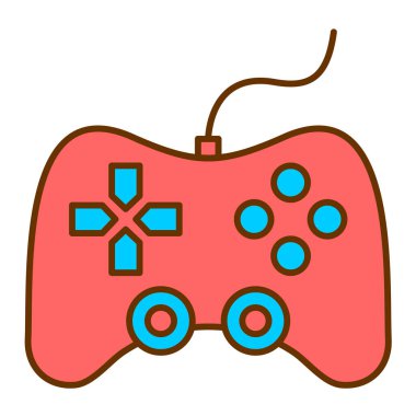 Oyun kolu. Web simgesi basit illüstrasyon