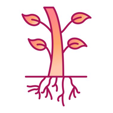 ağaç modern simge vektör illüstrasyonu