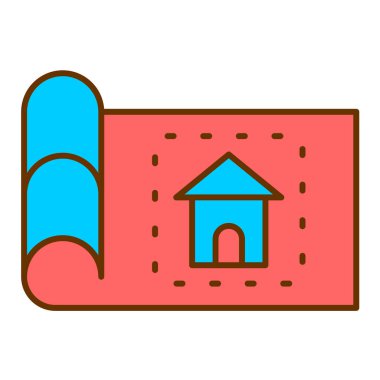 Şablon web simgesi basit illüstrasyon