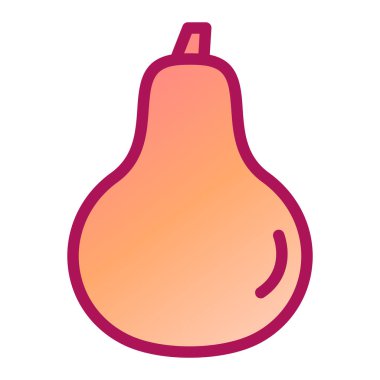 papaya meyve ikonu vektör illüstrasyon tasarımı