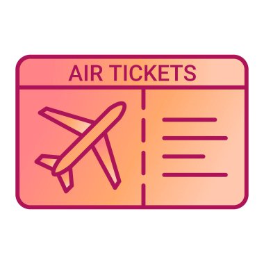 Bilet simgesi vektör illüstrasyon tasarımı içeren pasaport
