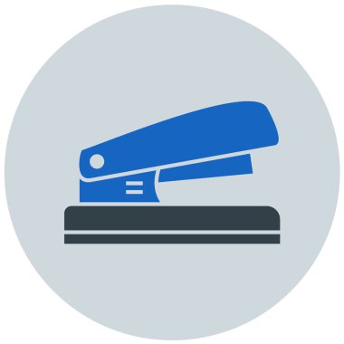 Stapler modern simge vektör illüstrasyonu 