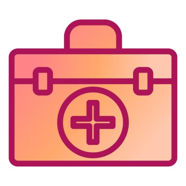 İlk yardım kiti vektör illüstrasyonu