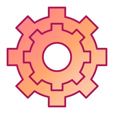 Teçhizat Web simgesi basit illüstrasyon